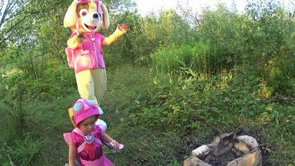 Щенячий Патруль на Шашлыках ✽ Добываем Огонь без Спичек ✽ Скай и Дочка