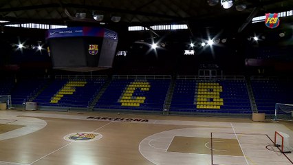 FCB Seccions: la nova imatge del parquet del Palau