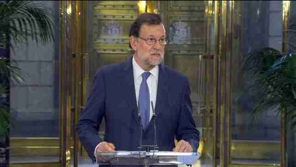 Mariano Rajoy dice que España necesita un "Gobierno sólido y estable"