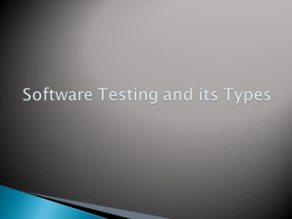 Software Testing