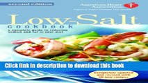 Ebook The American Heart Association Low-Salt Cookbook: A Complete Guide to Reducing Sodium and