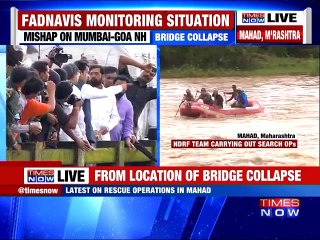 Bridge Collapse on Mumbai-Goa Highway - NDRF Starts Rescue Operations