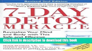 Books 7-Day Detox Miracle: Revitalize Your Mind and Body with This Safe and Effective