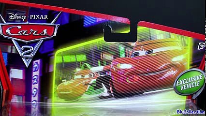 Cars 2 toys Ka-Ciao Lightning Mcqueen Vs. Francesco Bernoulli Diecast toy review by Blucollection