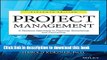 Ebook Project Management: A Systems Approach to Planning, Scheduling, and Controlling Free Online