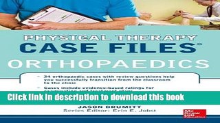 Ebook Physical Therapy Case Files: Orthopaedics Full Online KOMP