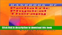Books Handbook of Pediatric Physical Therapy Free Online KOMP