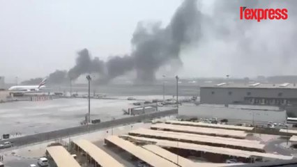 Dubaï: un avion prend feu peu après avoir atterri