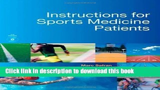 Ebook Instructions for Sports Medicine Patients Full Online KOMP