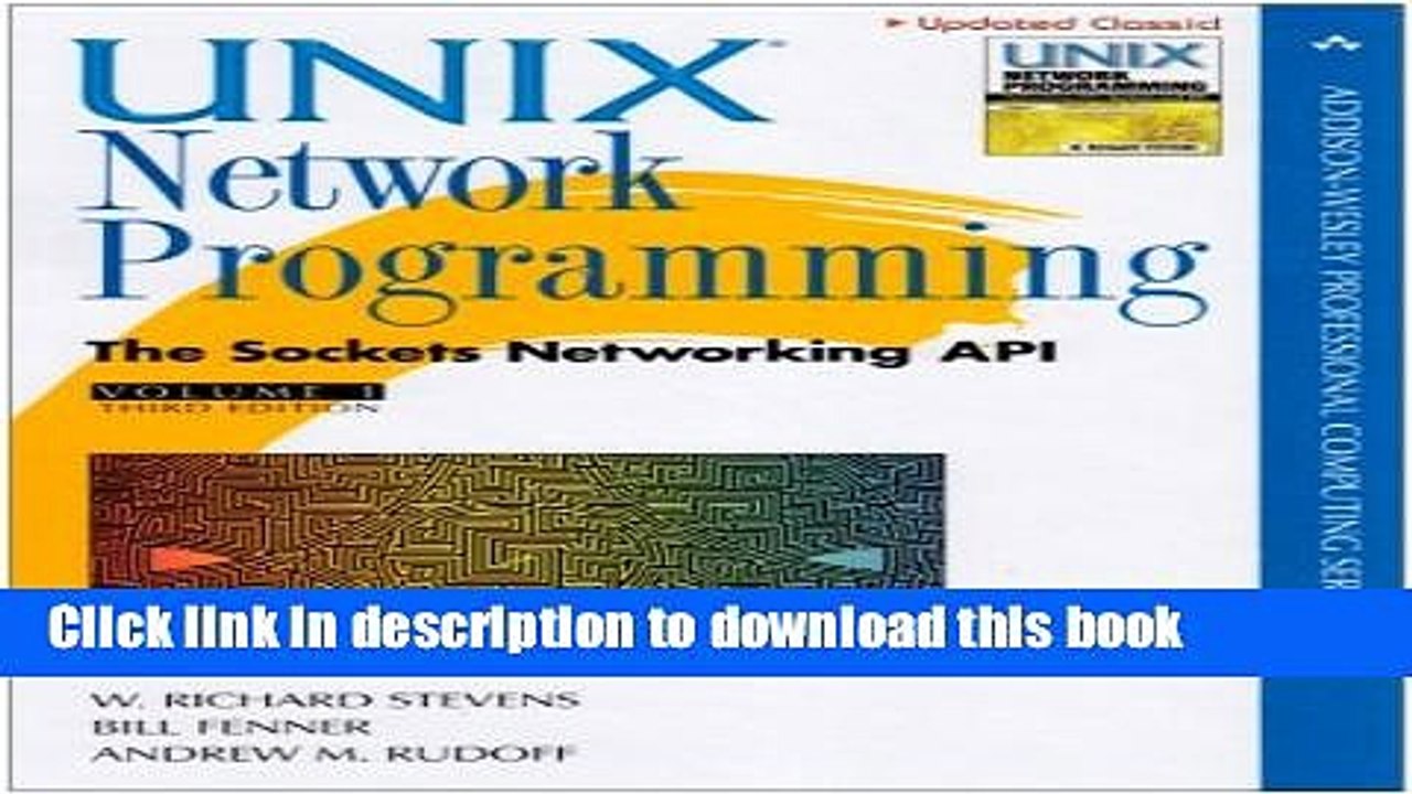 Download  Unix Network Programming, Volume 1: The Sockets Networking API (3rd Edition)  Free Books