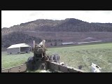 Test firing an 8 inch Howitzer .With 25 pounds of black powder and a 240 pound shell