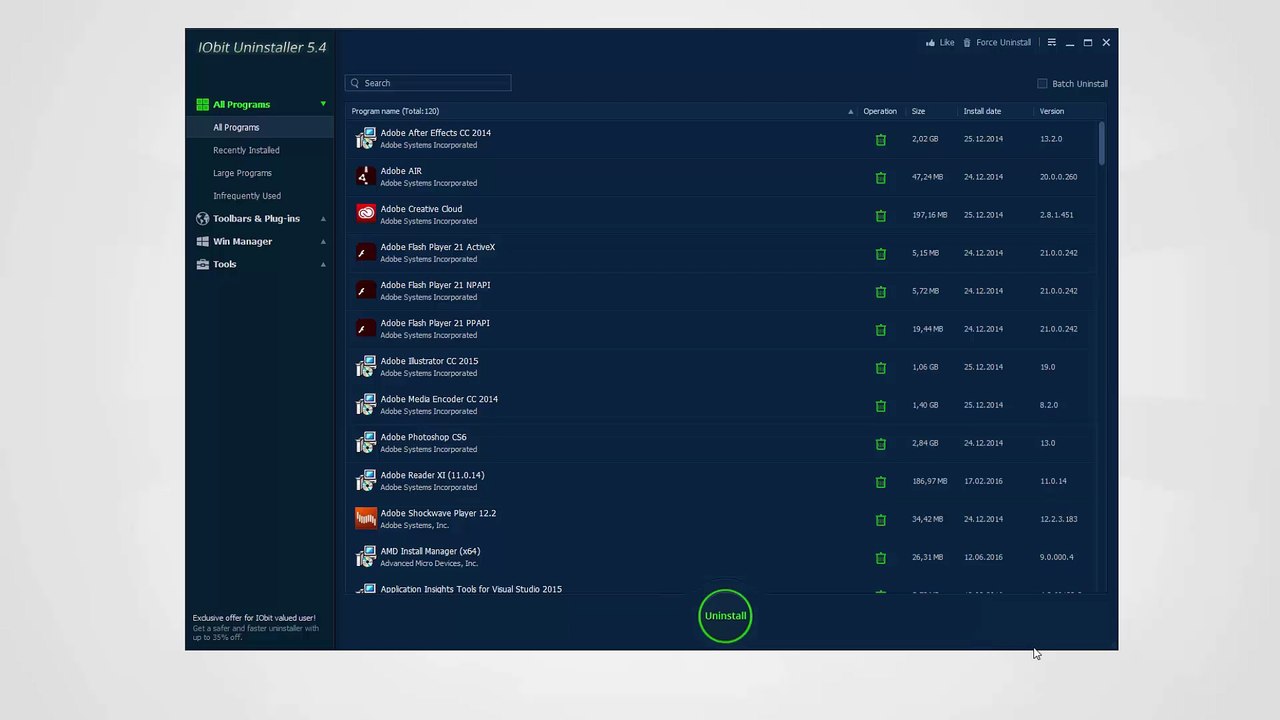 iObit uninstaller 5.4 Pro Key