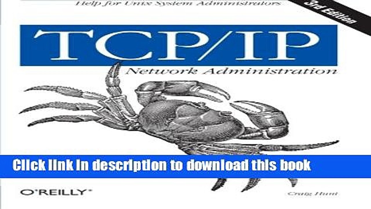 PDF  TCP/IP Network Administration (3rd Edition; O Reilly Networking)  Free Books