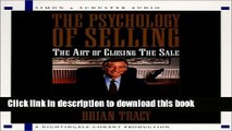 Download  The Psychology of Selling: The Art of Closing Sales (Art of Closing the Sale)  {Free