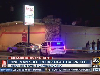 Man shot at Phoenix bar overnight