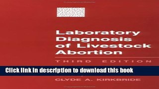Books Laboratory Diagnosis of Livestock Abortion Free Download