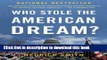 PDF  Who Stole the American Dream?  {Free Books|Online