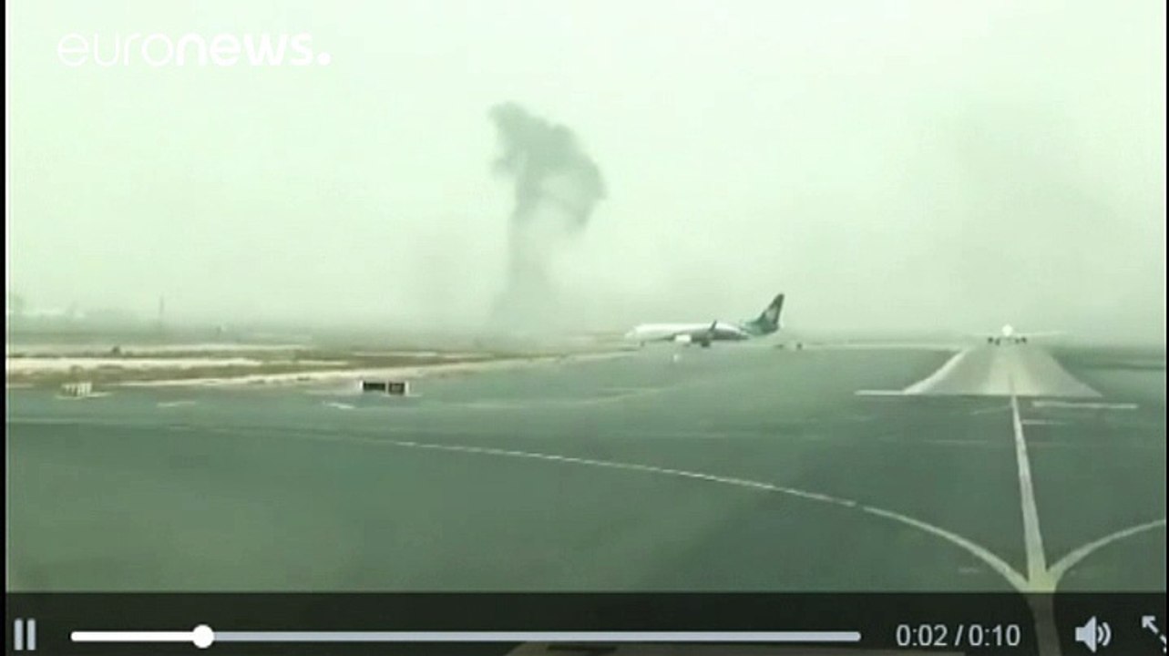 Emirates-Bruchlandung in Dubai glimpflich ausgegangen