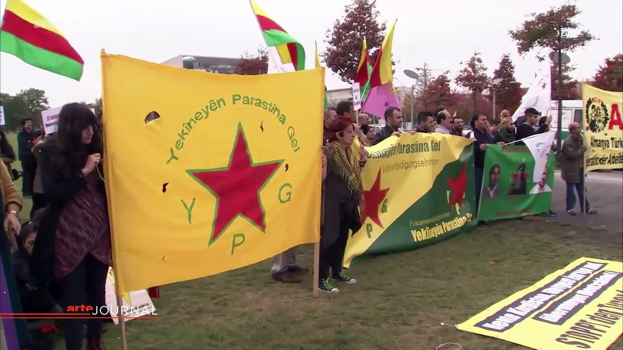 Deutschland: Kurden demonstrieren gegen IS-Anhänger/Salafisten