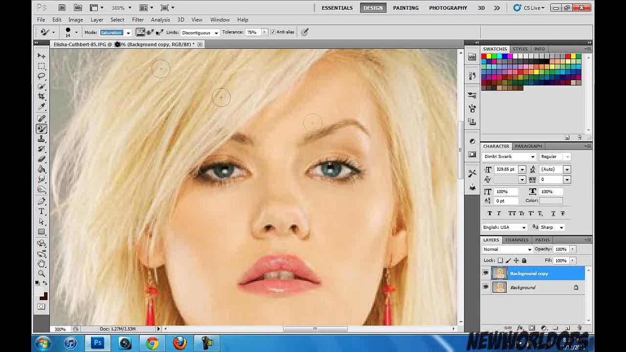 Adobe Photoshop CS6 - Living Dead Girl Transformation [ Speed Art ]