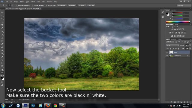 Adobe Photoshop CS6 Rain Effect - Tutorial