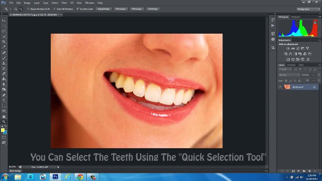 Adobe Photoshop CS6 [How To] [Whiten Teeth] [Quick Tip For Beginners]