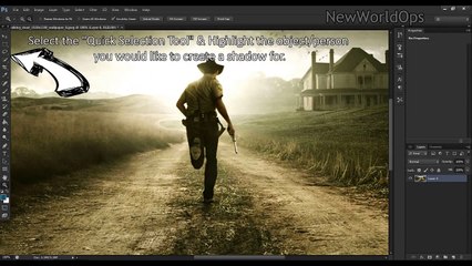 Adobe Photoshop CS6 How To Create A Shadow [ Tutorial ]