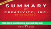 PDF  Summary of Creativity, Inc.: by Ed Catmull | Includes Analysis  {Free Books|Online