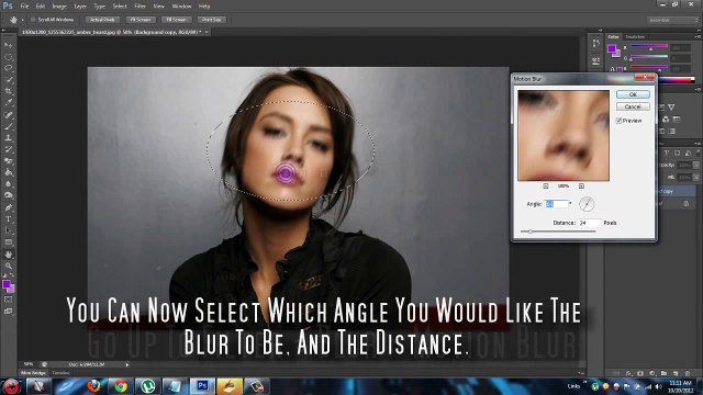 Adobe Photoshop CS6 How To Blur Out A Face Or Object [ Less Than 1 Minute ]