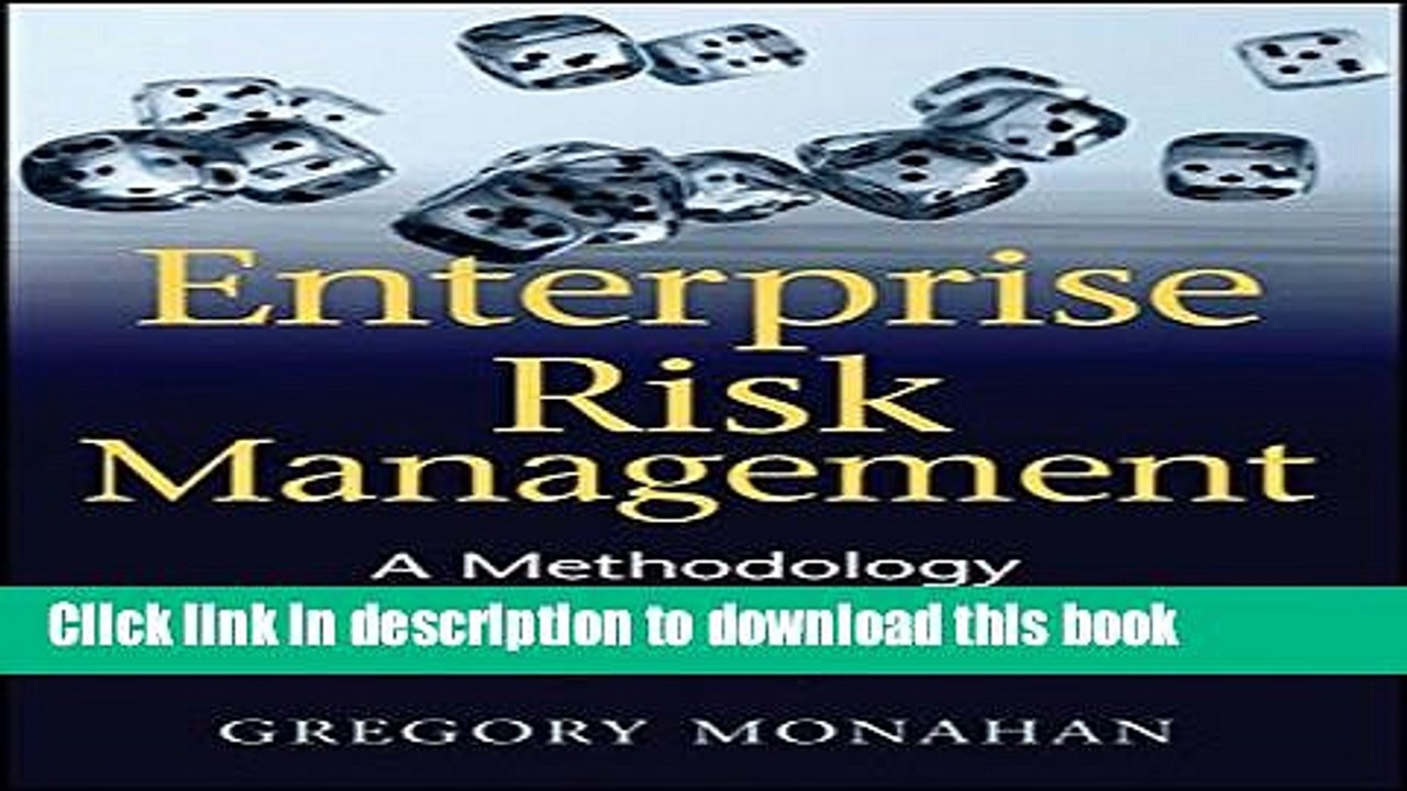 [Read PDF] Enterprise Risk Management: A Methodology for Achieving Strategic Objectives Ebook Free