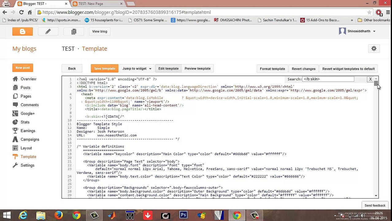 Remove Page Titles In Static Pages In Blogger