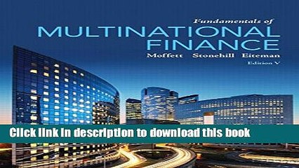 [Read PDF] Fundamentals of Multinational Finance (5th Edition) (Pearson Series in Finance) Ebook