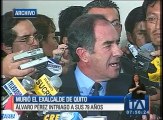 Quito lamenta el fallecimiento del ex alcalde Álvaro Pérez