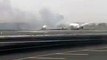 Un avion d'EMIRATES en feu à l'atterrissage...