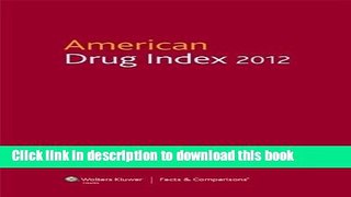 Ebook American Drug Index 2012 Full Online