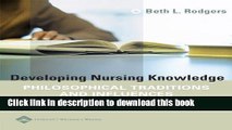 Books Developing Nursing Knowledge: Philosophical Traditions and Influences Free Online