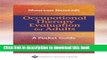 Books Occupational Therapy Evaluation for Adults: A Pocket Guide Free Online