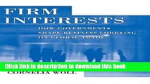 [Read PDF] Firm Interests: How Governments Shape Business Lobbying on Global Trade (Cornell