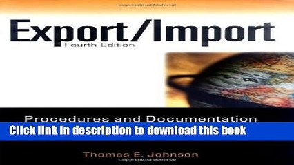 [Read PDF] Export/Import Procedures and Documentation (Export/Import Procedures   Documentation)