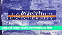 Ebook Large Carnivores and the Conservation of Biodiversity Full Online