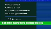 Books Practical Guide To Environmental Management (Environmental Law Institute) Free Online