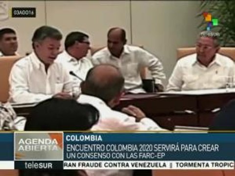 Pdte. de Colombia inaugura encuentro sobre postconflicto en su país