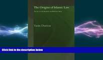 FREE PDF  The Origins of Islamic Law: The Qur an, the Muwatta  and Madinan Amal (Culture and