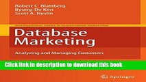 [Read PDF] Database Marketing: Analyzing and Managing Customers (International Series in