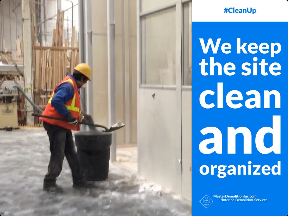 We Keep the Site Clean and Organized