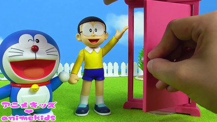 ドラえもん おもちゃ アニメ どこでもドア 誰が出てくるかな？  animekids アニメキッズ animation Doraemon anpanman