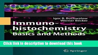 Ebook Immunohistochemistry: Basics and Methods Free Download