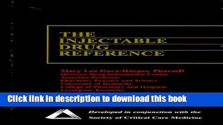 Ebook The Injectable Drug Reference Full Download