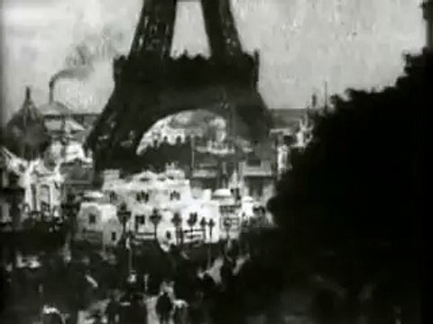 Eiffel Tower from Trocadero Palace (1900)