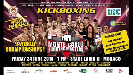 Cédric TOUSCH vs Gabriele CASELLA MONTE-CARLO FIGHTING MASTERS 3 24.6.2016